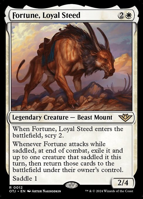 Fortune, Loyal Steed (OTJ) 12 - Near Mint