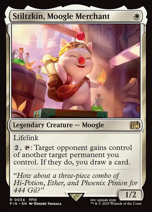 Stiltzkin, Moogle Merchant (FIN) 34 - Near Mint