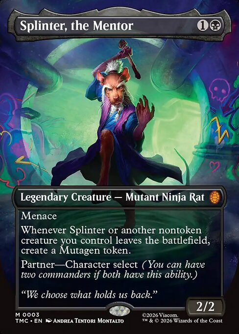 Splinter, the Mentor Foil (TMC) #3