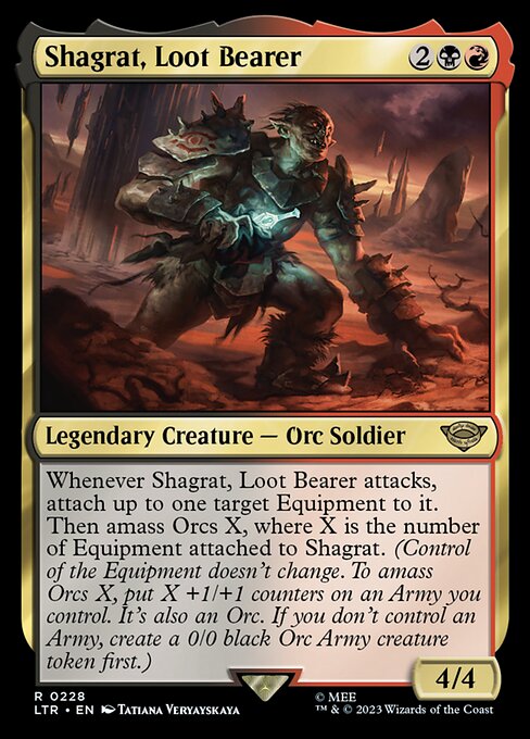 Shagrat, Loot Bearer Foil (LTR) #228