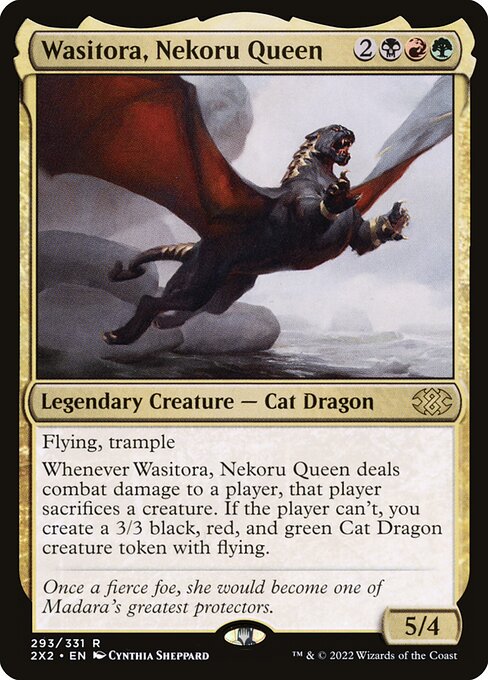Wasitora, Nekoru Queen (2X2) 293 - Near Mint