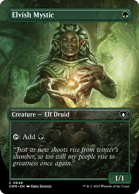 Elvish Mystic (CMM) 648 - Near Mint