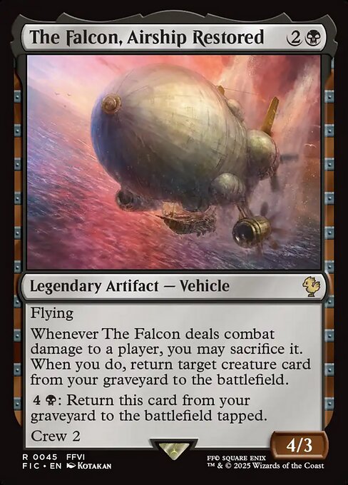 The Falcon, Airship Restored (FIC) 45 - Near Mint