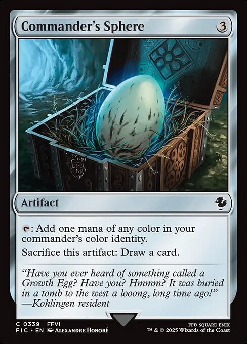 Commander's Sphere (FIC) 339 - Near Mint