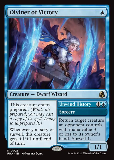 Diviner of Victory // Unwind History (FRA) 28 - Near Mint