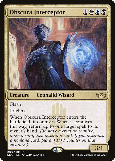 Obscura Interceptor Foil (SNC) #209