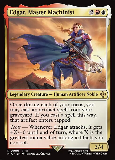 Edgar, Master Machinist (FIC) 80 - Near Mint