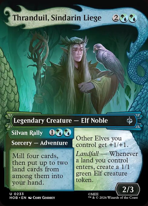 Thranduil, Sindarin Liege // Silvan Rally (HOB) 233 - Near Mint