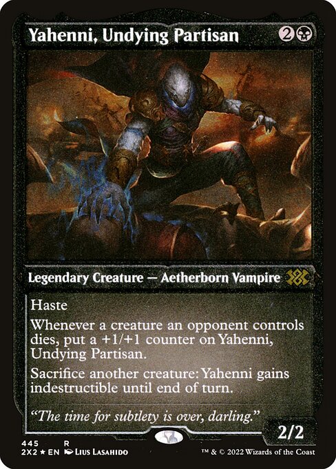 Yahenni, Undying Partisan Etched Foil (2X2) #445