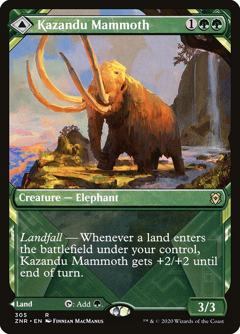 Kazandu Mammoth // Kazandu Valley (ZNR) 305 - Near Mint