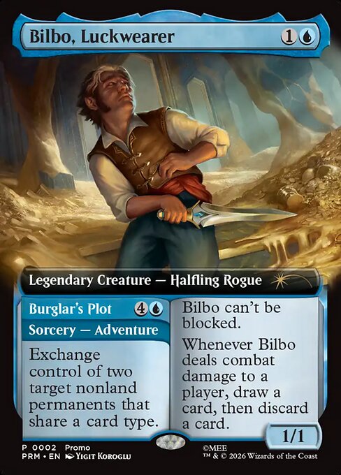 Bilbo, Luckwearer // Burglar's Plot (PW26) 15 - Near Mint