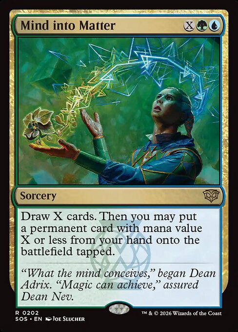 Mind into Matter (SOS) 202 - Near Mint