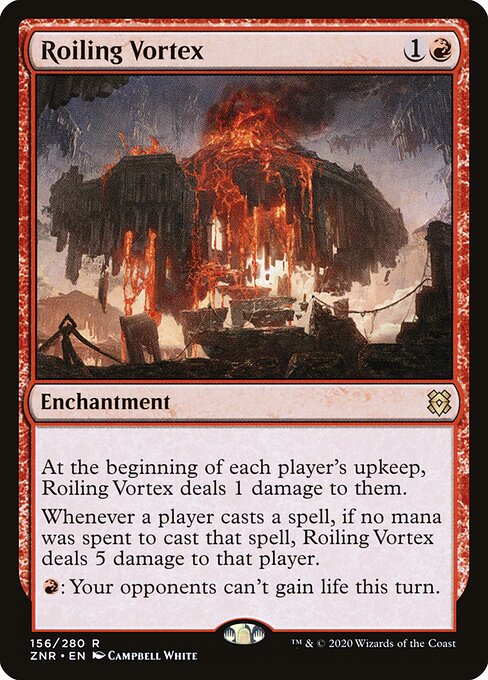 Roiling Vortex (ZNR) 156 - Foil - Near Mint
