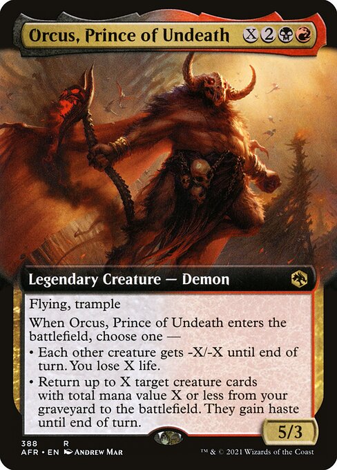 Orcus, Prince of Undeath (AFR) 388 - Near Mint