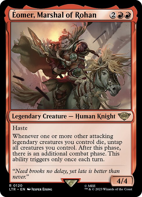 Éomer, Marshal of Rohan (LTR) 120 - Near Mint