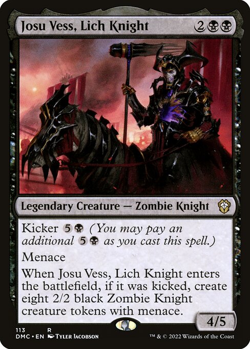 Josu Vess, Lich Knight (DMC) 113 - Near Mint