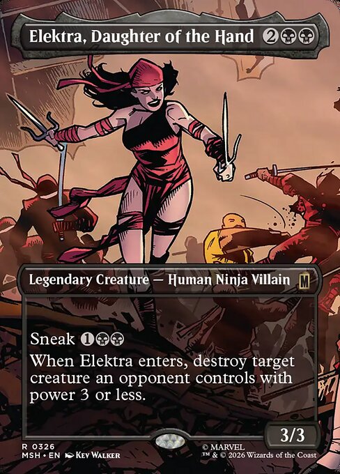 Elektra, Daughter of the Hand (MSH) 326 - Near Mint