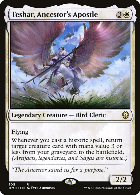 Teshar, Ancestor's Apostle (DMC) 105 - Near Mint