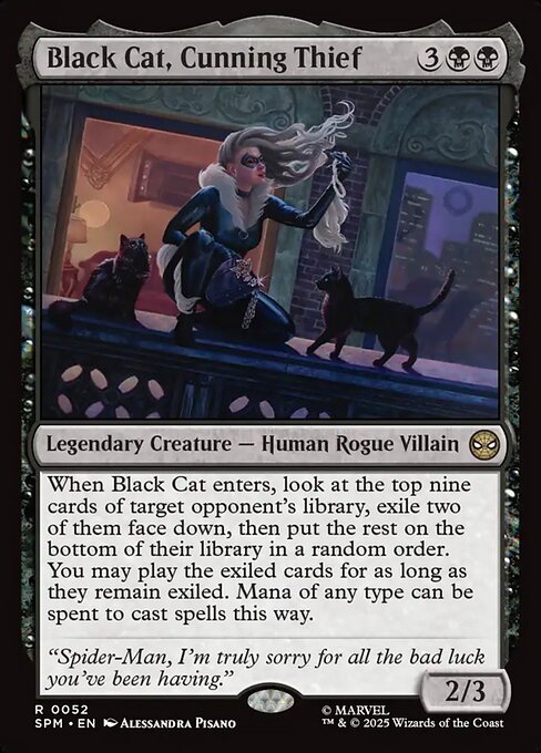 Black Cat, Cunning Thief (SPM) 52 - Near Mint