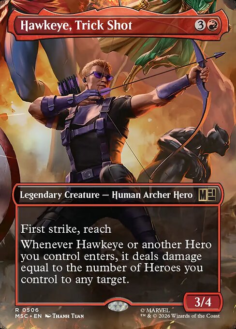 Hawkeye, Trick Shot Foil (MSC) #506