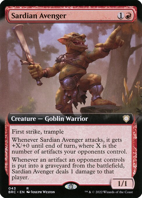 Sardian Avenger (BRC) 43 - Near Mint