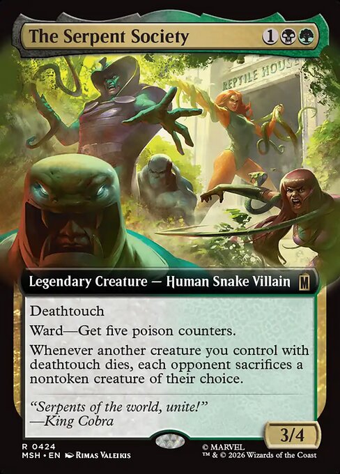 The Serpent Society (MSH) 424 - Foil - Near Mint