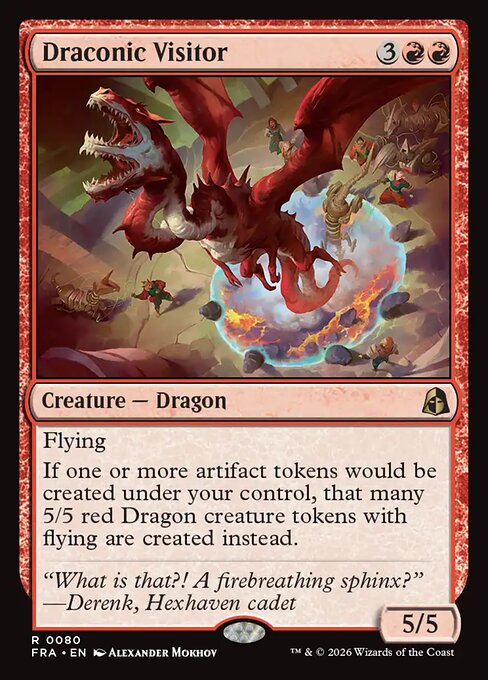 Draconic Visitor (FRA) 80 - Near Mint