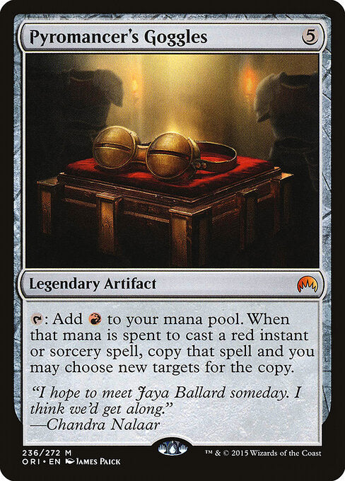 Pyromancer's Goggles (ORI) 236 - Near Mint