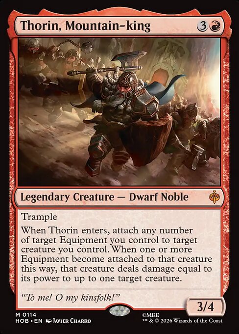 Thorin, Mountain-king (HOB) 114 - Near Mint
