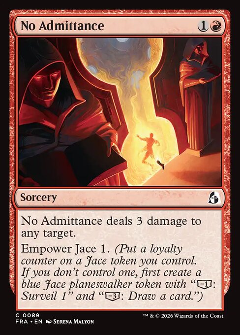 No Admittance Foil (FRA) #89
