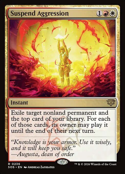 Suspend Aggression (SOS) 236 - Near Mint
