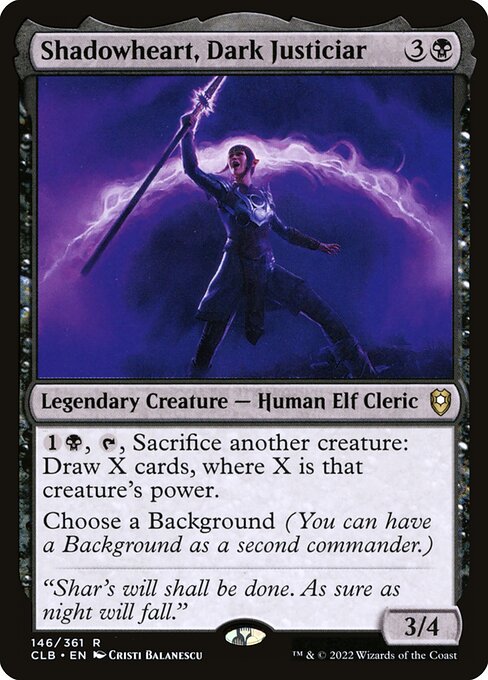 Shadowheart, Dark Justiciar (CLB) 146 - Near Mint