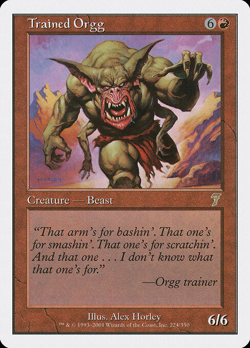 Trained Orgg (7ED) 224 - Near Mint
