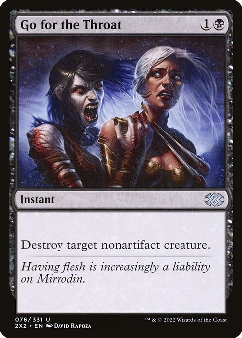 Go for the Throat (2X2) 76 - Foil - Near Mint