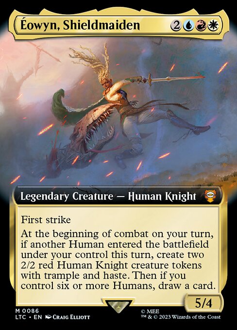 Éowyn, Shieldmaiden (LTC) 86 - Foil - Near Mint