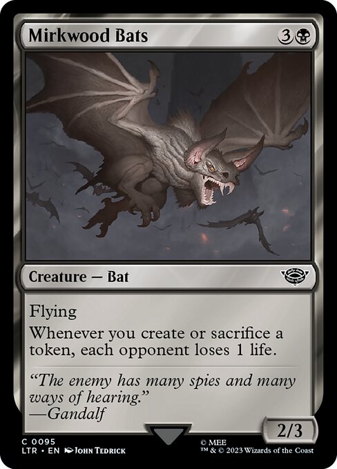 Mirkwood Bats Foil (LTR) #95