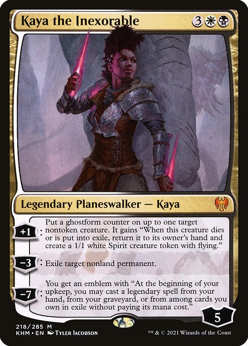 Kaya the Inexorable (KHM) 218 - Near Mint