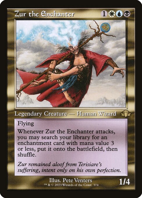 Zur the Enchanter (DMR) 374 - Foil - Near Mint