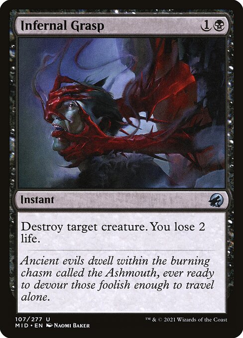 Infernal Grasp (MID) 107 - Near Mint