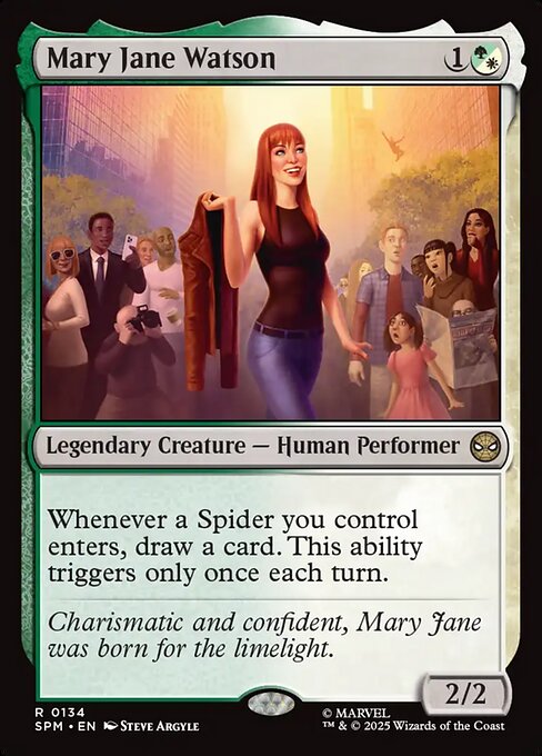 Mary Jane Watson Foil (SPM) #134
