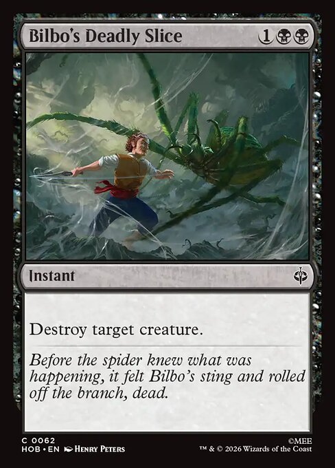 Bilbo's Deadly Slice Foil (HOB) #62