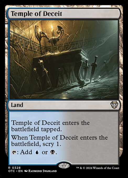 Temple of Deceit (OTC) 328 - Near Mint