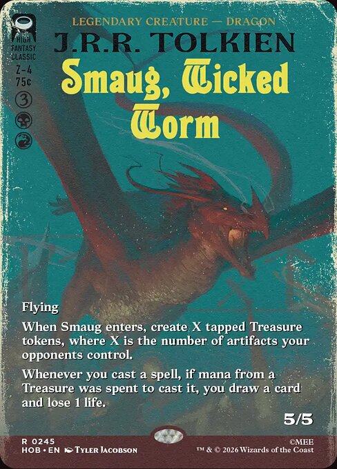 Smaug, Wicked Worm (HOB) 245 - Near Mint
