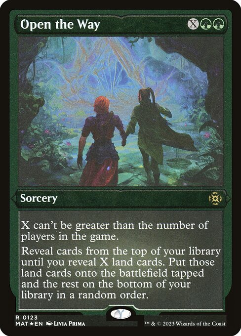 Open the Way Etched Foil (MAT) #123