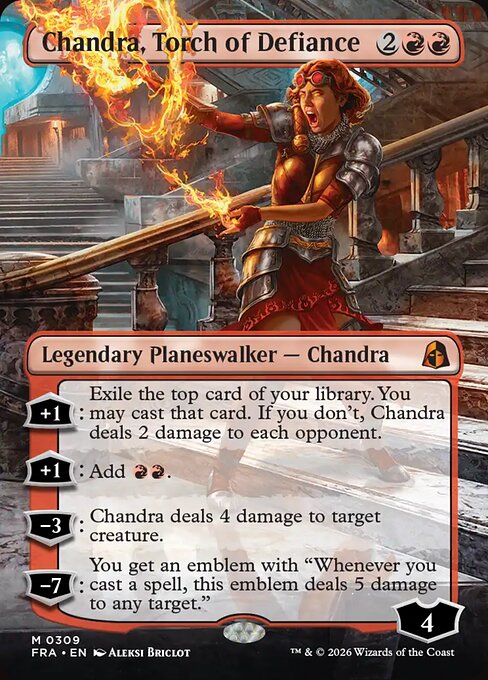 Chandra, Torch of Defiance (FRA) 309 - Near Mint