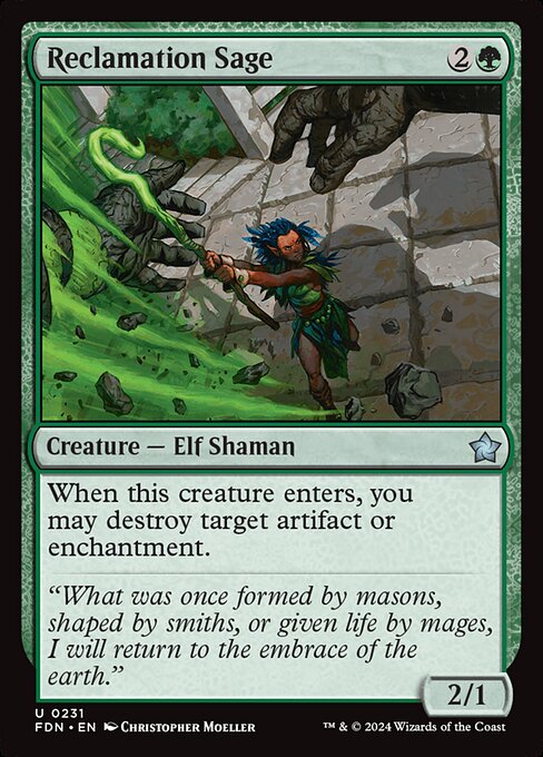 Reclamation Sage Foil (FDN) #231