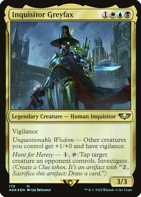 Inquisitor Greyfax Foil (40K) #173