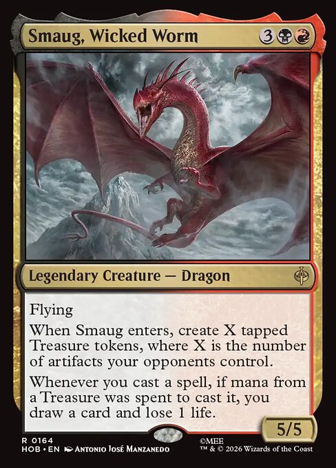 Smaug, Wicked Worm (HOB) 164 - Near Mint