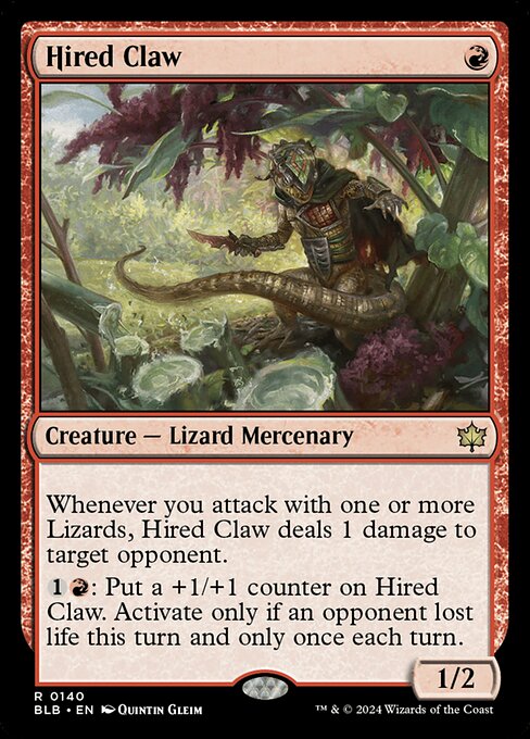 Hired Claw (BLB) 140 - Near Mint