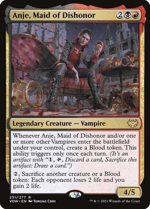 Anje, Maid of Dishonor (VOW) 231 - Near Mint